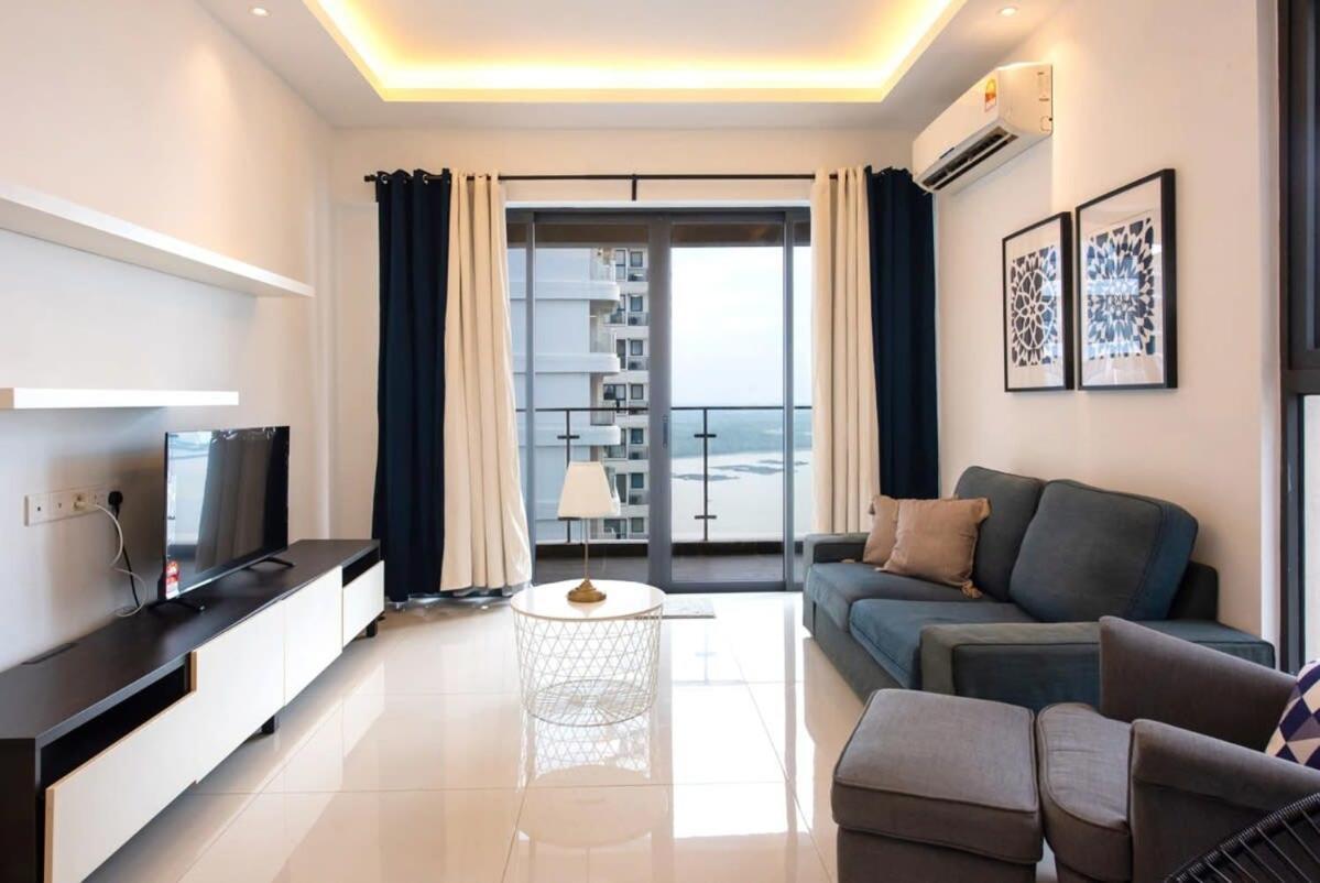Comfy 3Br Apt In Danga Bay Free Parking Sea View Johor Bahru Exteriér fotografie